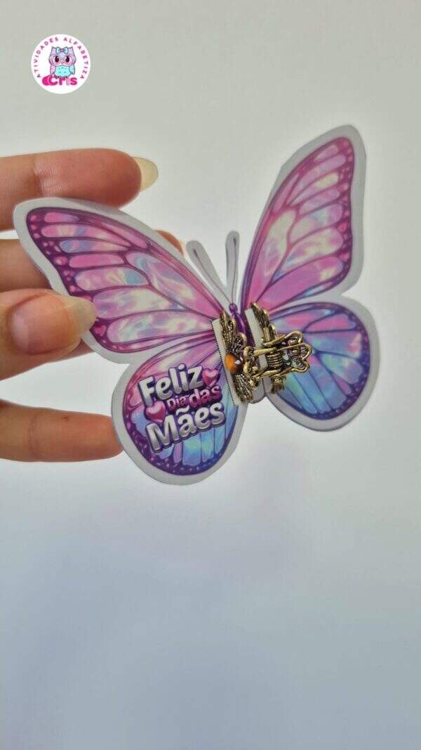Tag Borboletas Dias das Mães - Atividades Alfabetiza - Image 6