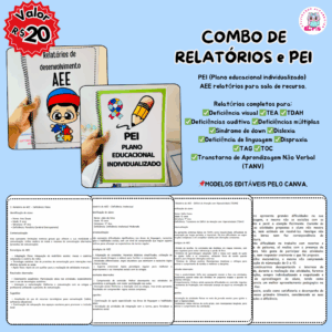 COMBO DE RELATÓRIOS - Atividades Alfabetiza
