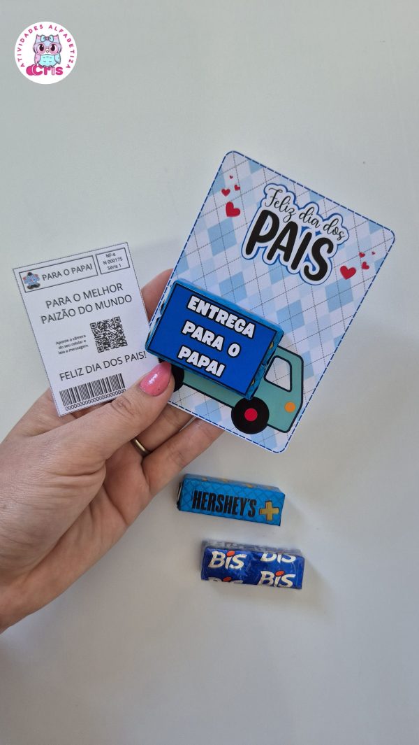 Cartão Lembrancinha Dia Dos Pais - Atividades Alfabetiza - Imagem 2