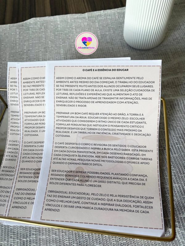 Bem-vindo Xícara de café - Educativamente - Imagem 2