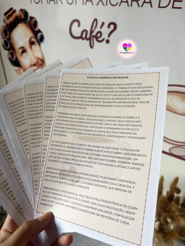 Bem-vindo Xícara de café - Educativamente - Imagem 3